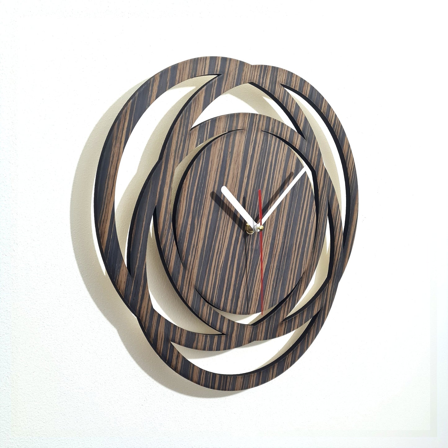 ClockDesignCo Designer Wooden Wall Clock | Modern Decorative Clock | Kitchen and hall